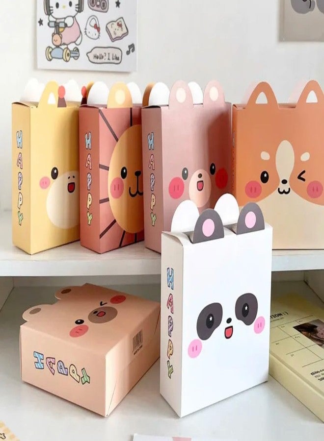 VRB Dec مجموعة علب هدايا VRB Dec مكونة من 20 قطعة للتغليف/علب هدايا للتقديم، علب هدايا فارغة، علب هدايا للتقديم، هدايا للإرجاع، شوكولاتة، فواكه مجففة، هدايا زفاف ومناسبات دينية. (تشكيلة علب بنقوش حيوانية) - Image 1